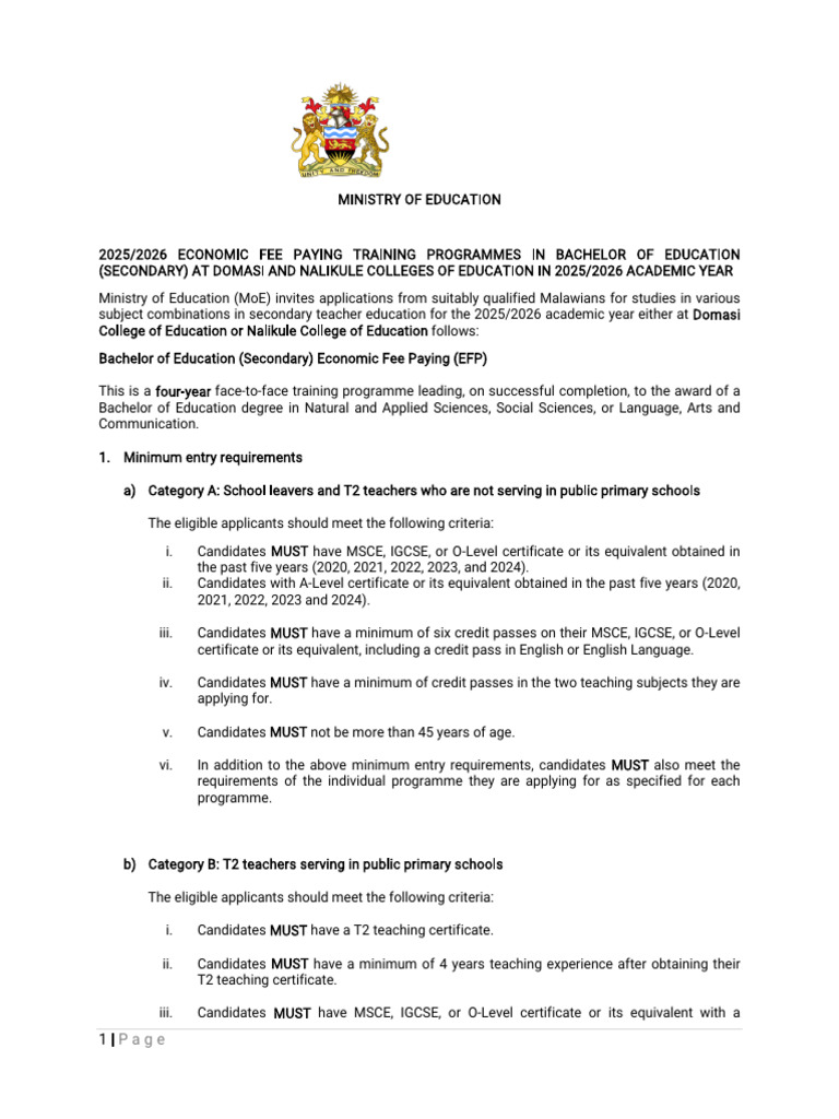 2025/2026 Education Programmes Guide | PDF | Bachelor's Degree | Science