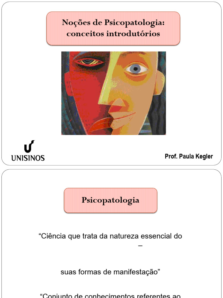 Normalidade e Psicopatologia: Uma Análise | PDF | Manual Diagnóstico e ...