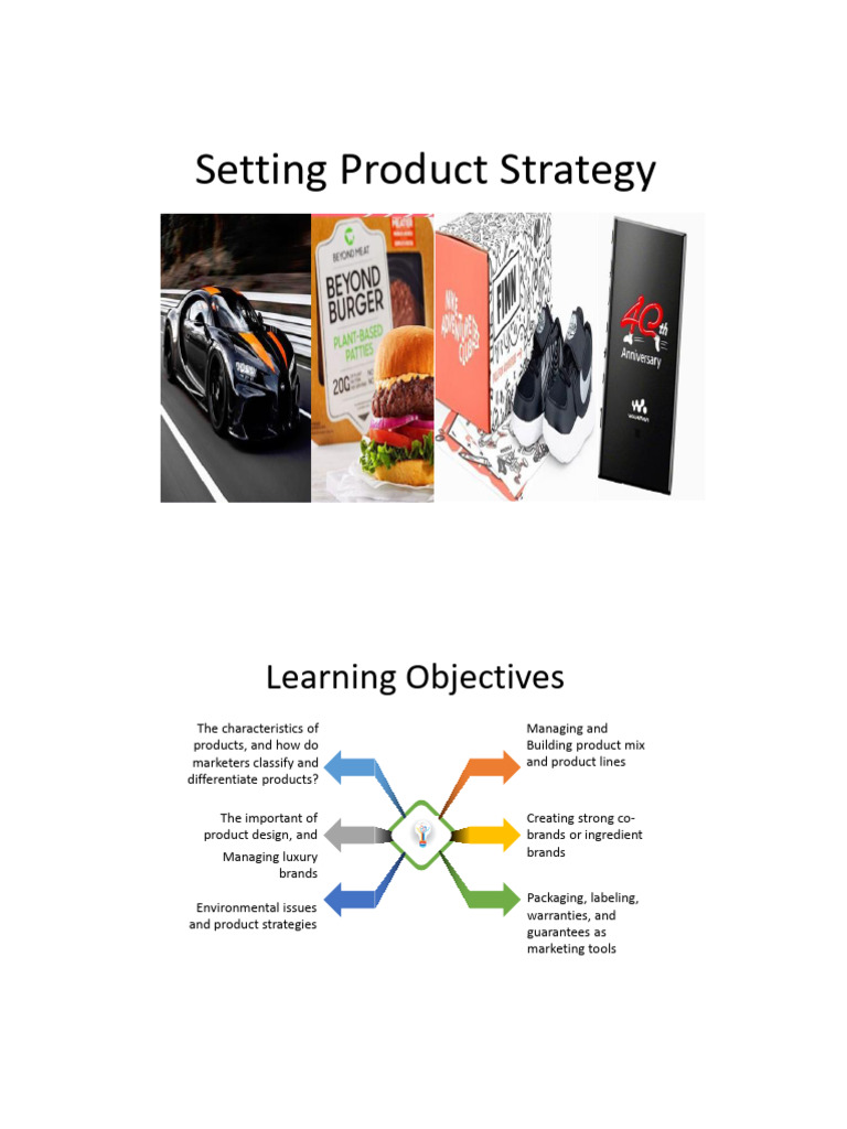 Product Strategy and Marketing Essentials | PDF | Marketing | Product ...