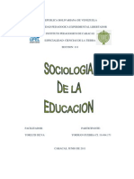 Trabajo de Sociologia