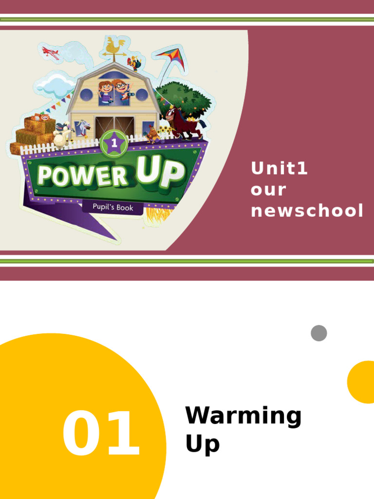 Power Up 1: Unit 1 Overview | PDF | Classroom | Language Families