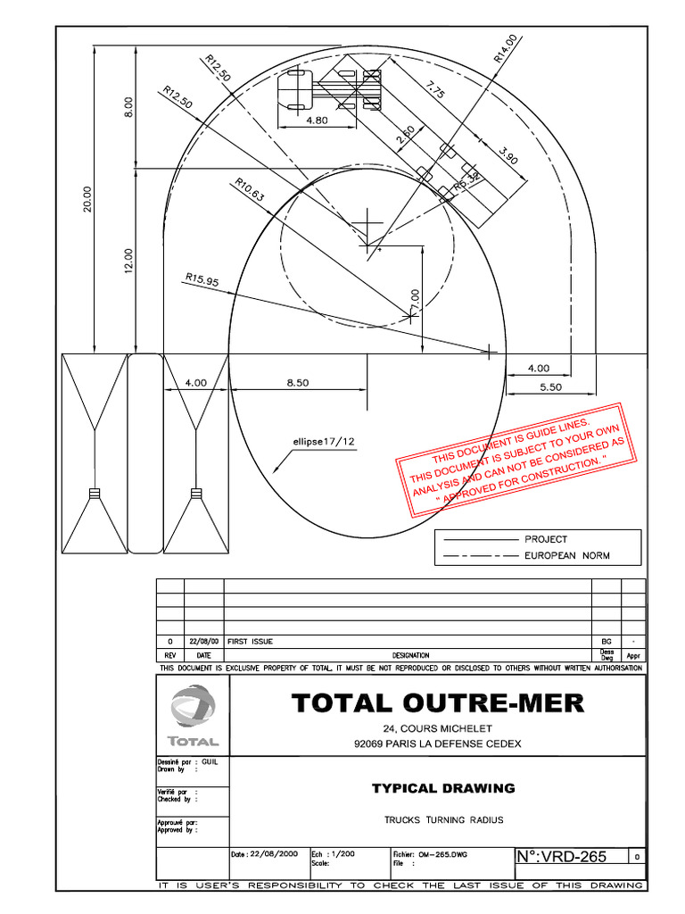 Vrd-265-Loading Bay Turning Circle For Lorry | PDF