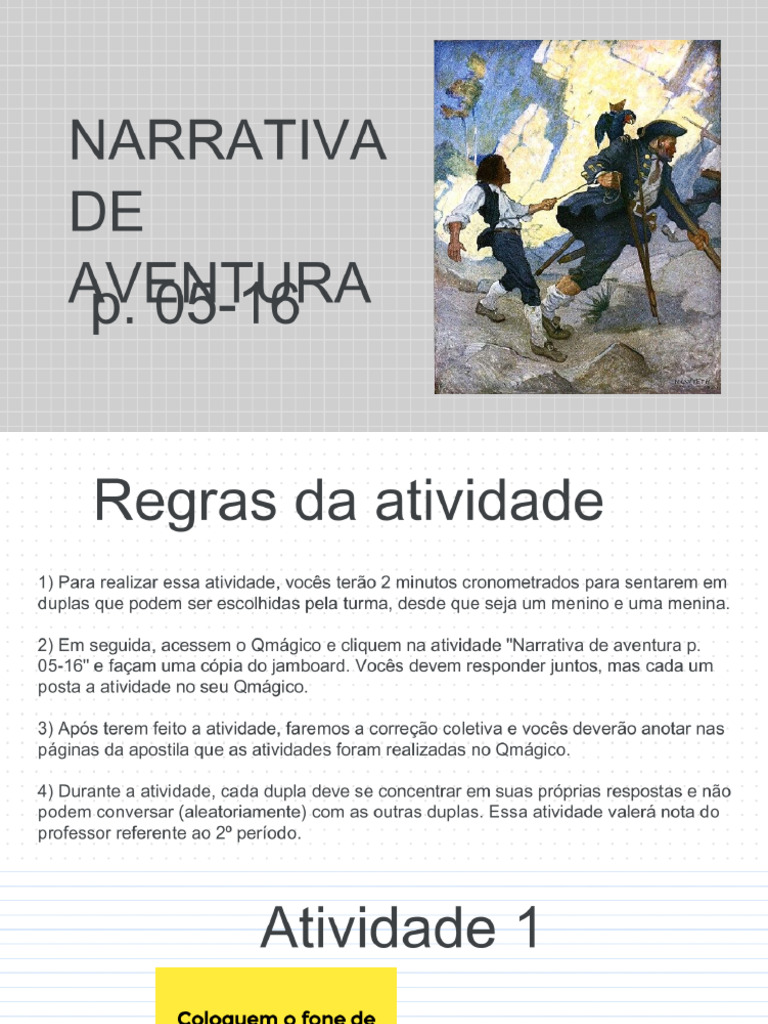 Narrativa de Aventura P. 05-16 | PDF
