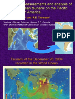 Tide Gauge Measurements and Analysis of The Indian Ocean Tsunami On The Pacific Coast of South America