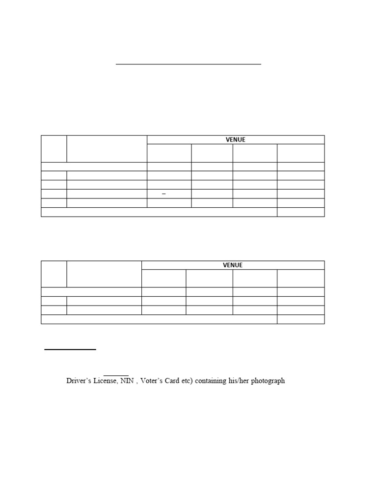 TRCN Exam Dates: April 11-12, 2025 | PDF