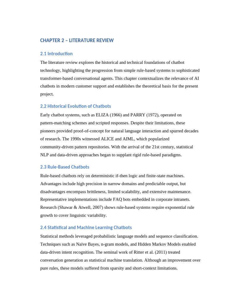 Evolution of Chatbot Technology Overview | PDF | Artificial ...