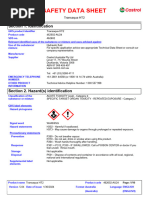 MSDS Castrol Transaqua HT2-Hydraulic Fluid | PDF | Personal Protective ...