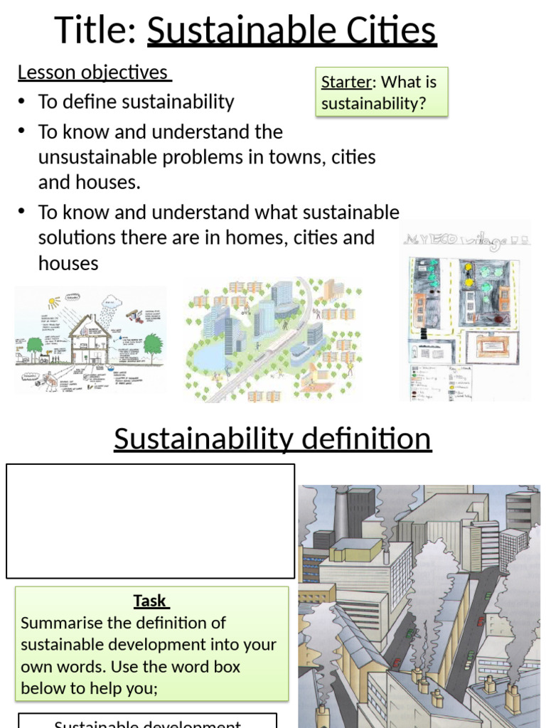 Designing A Sustainable City LTH Cover | PDF | Sustainability | Urban ...