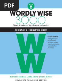 Wordly Wise 3000 Book 2 Answer Key (1)