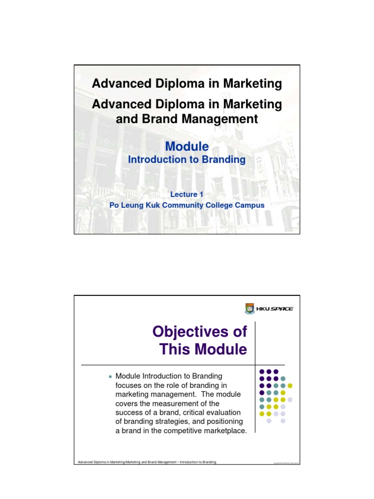 Introduction To Brand-Lecture Notes | PDF | Brand | Brand Management