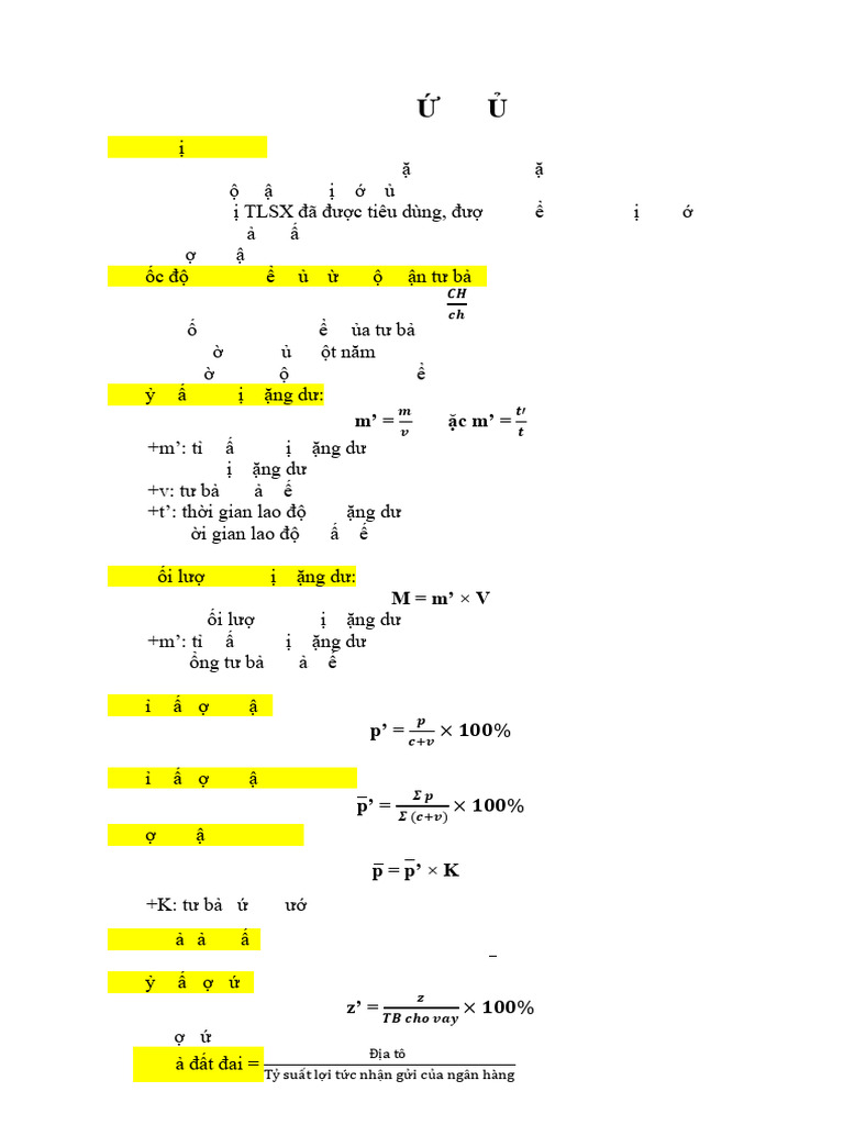 Công TH C KTCT-MLN | PDF