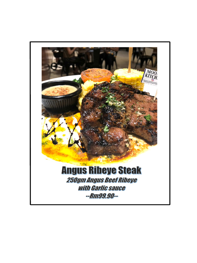 Angus Ribeye Promo | PDF