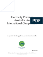 International Power Prices Study Commissioned by Energy Users Association