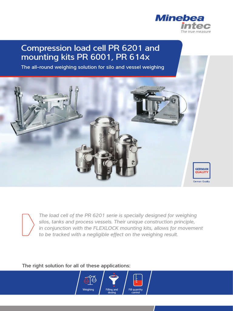 PR 6201 Load Cell Specifications | PDF | Engineering Tolerance ...