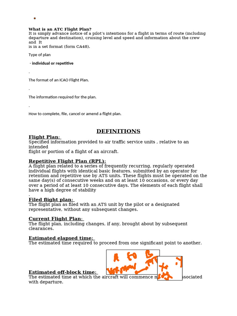 Understanding ATC Flight Plans | PDF | Instrument Flight Rules ...