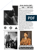 20 Abril - 118 Años Del Nacimiento de Adolfo Hitler