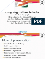 Drug Regulations in India DR Surinder Singh