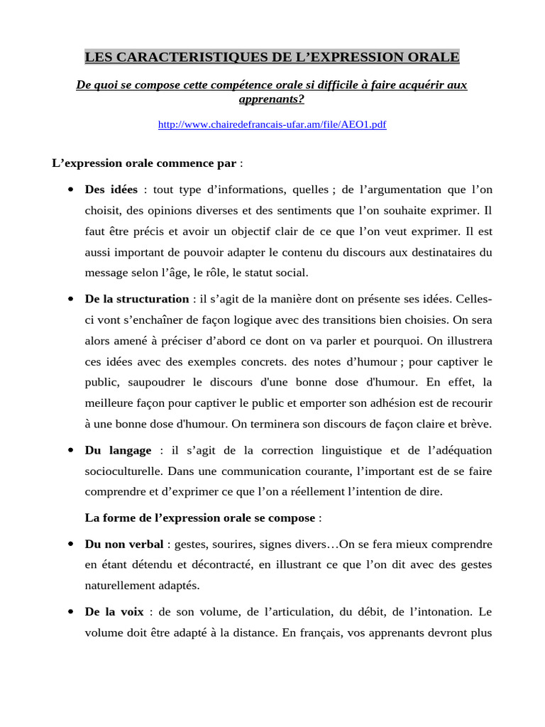 Communication Verbale et Non Verbale | PDF | la communication ...