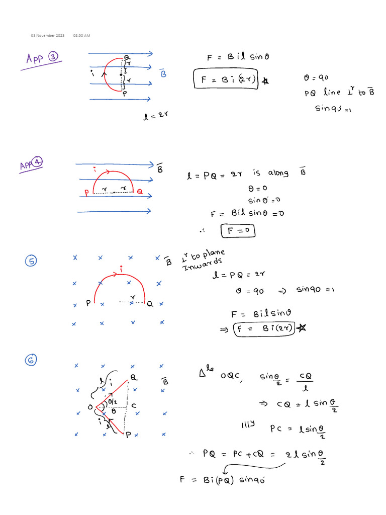 Moving Charges and Magnetism 3 | PDF