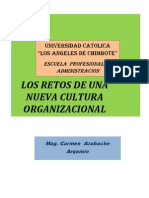 Los Retos de Una Nueva Cultura Organizacional