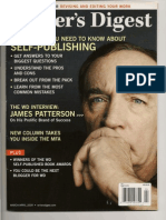 James Patterson Cover Story March 2009 Writers Digest 