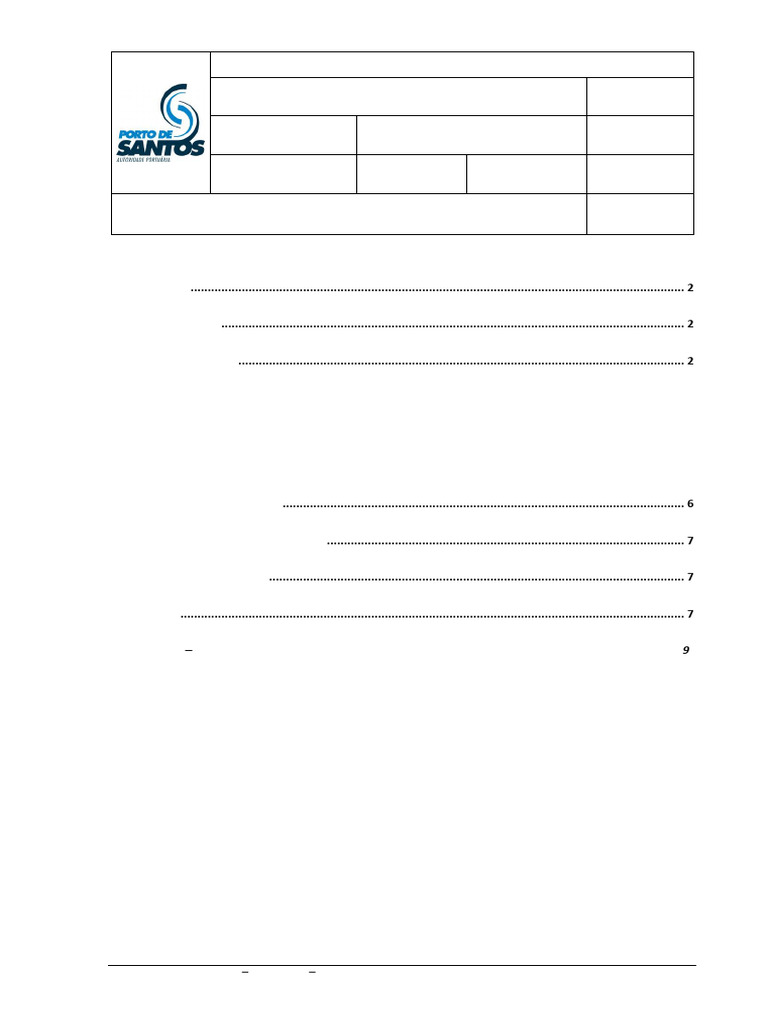 Análise Preliminar de Perigos - CODESP | PDF