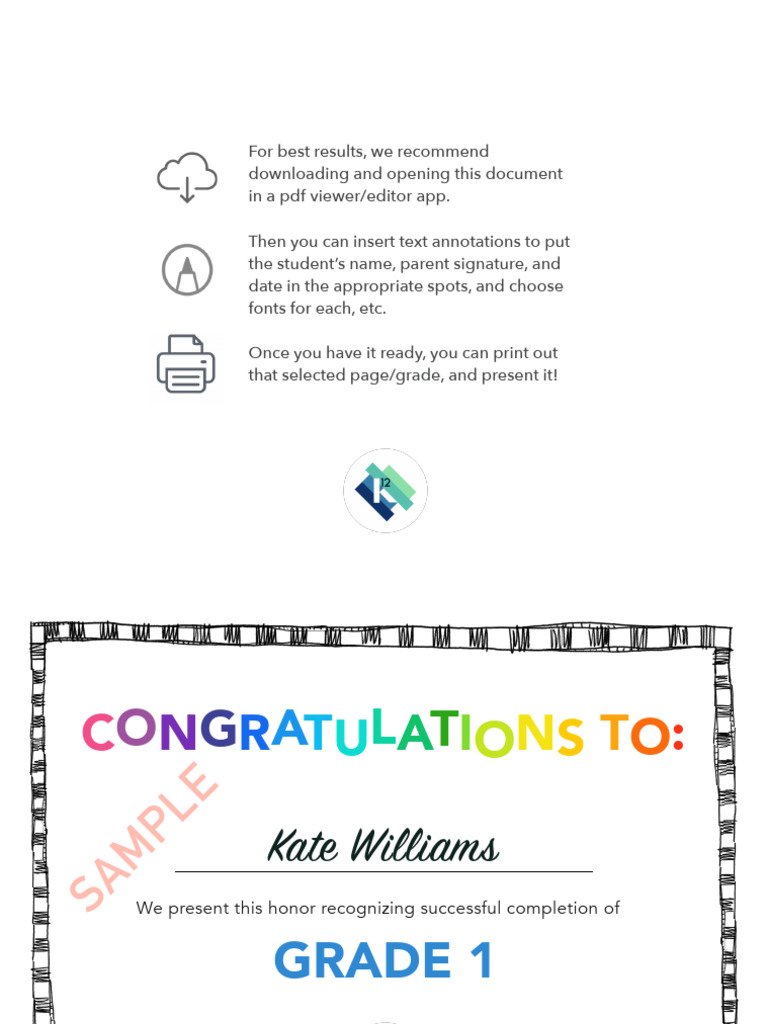 Completion Certificates | PDF | Writing