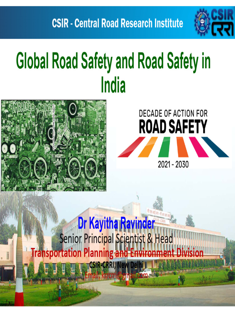 Global Road Safety Overview 2023 | PDF | Road Traffic Safety | Traffic ...