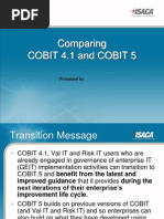 COBIT5 Compare With 4.1 27feb2012