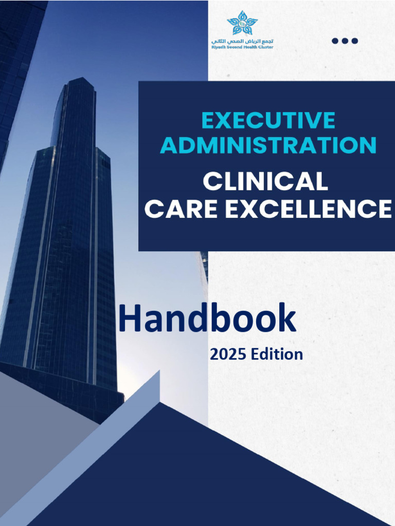 Clinical Care Excellence Handbook 2025 | PDF | Patient Safety ...