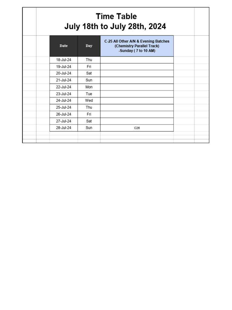 Chemsitry Parallel Track - For Afternoon & Eve Batch | PDF