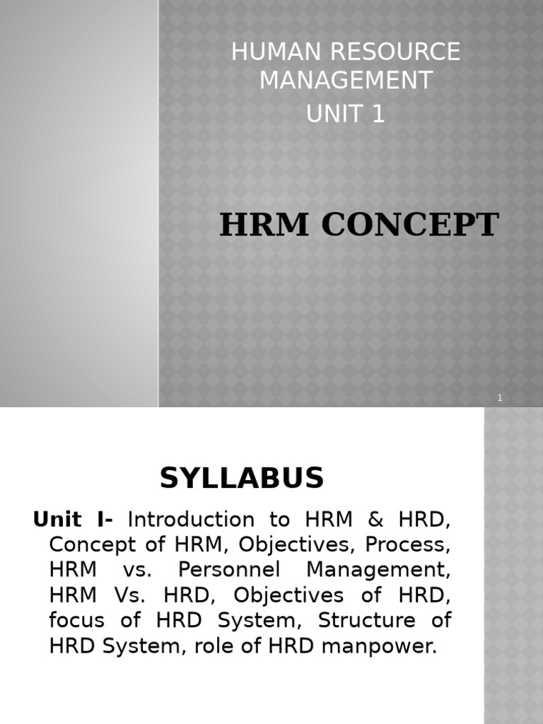 Understanding Human Resource Management | PDF | Human Resources | Human ...