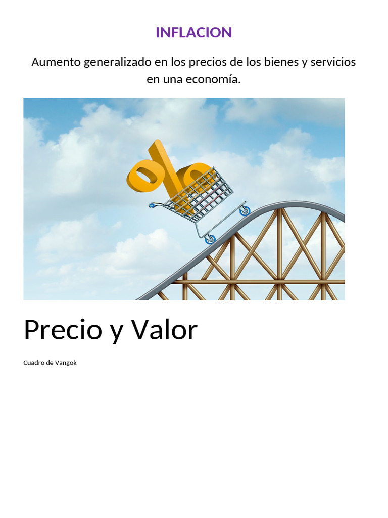 Impacto y Causas de la Inflación | PDF | Inflación | Precios
