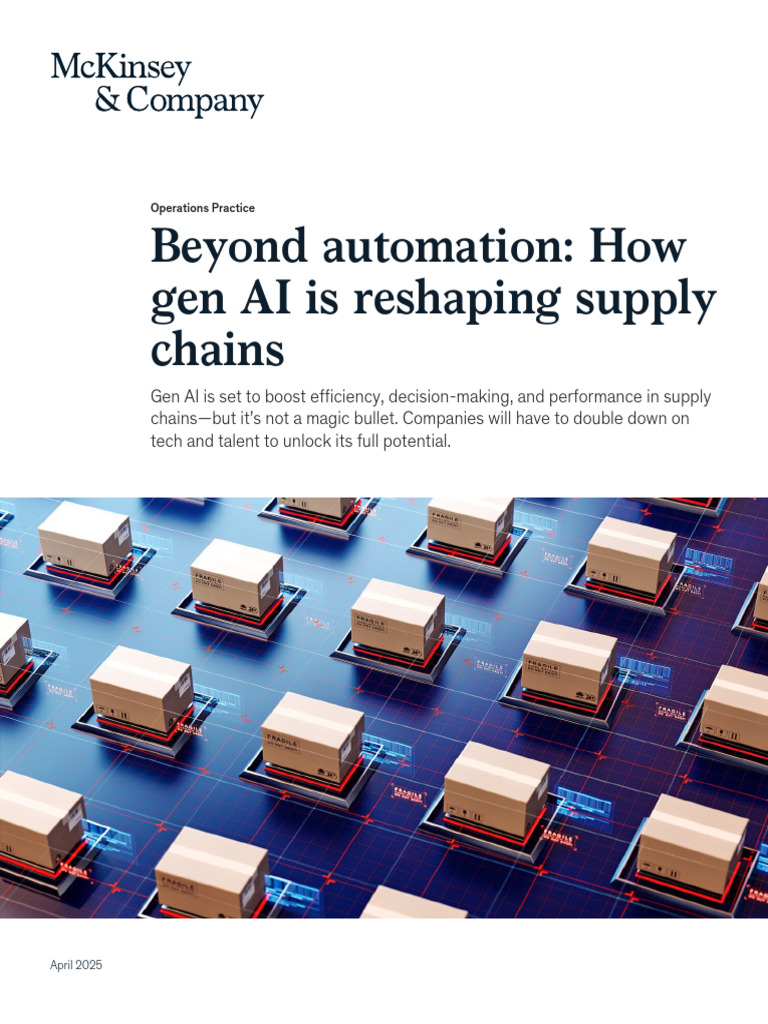 Beyond Automation How Gen Ai Is Reshaping Supply Chains | PDF ...
