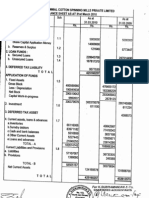 SREE KOPPAMMAL COnONSPINNING MILLS PRIVATE LIMITED BALANCE SHEET AND PROFIT & LOSS STATEMENT