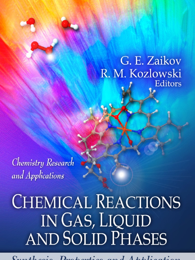 Chemical Reactions in Gas Liquid and Solid Phases PDF Nitrogen Dioxide Antioxidant