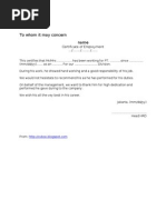 Download Contoh Surat Pengalaman Kerja  Referensi Paklaring  Rekomendasi by haryhicks SN86173472 doc pdf