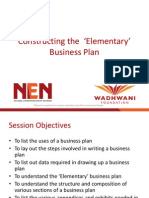 Constructing The Elementary' Business Plan: Based On Inputs From Venture Capitalists and From Commercial Banks