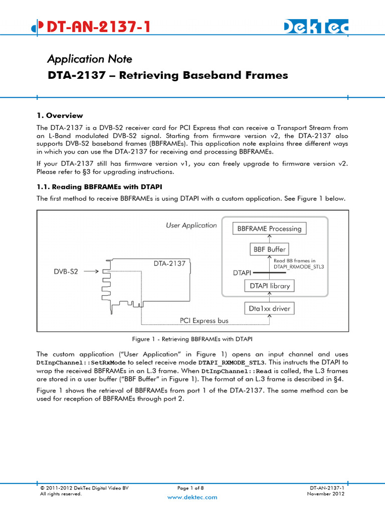 DTA-2137 BBFRAME Retrieval Guide | PDF | Command Line Interface ...