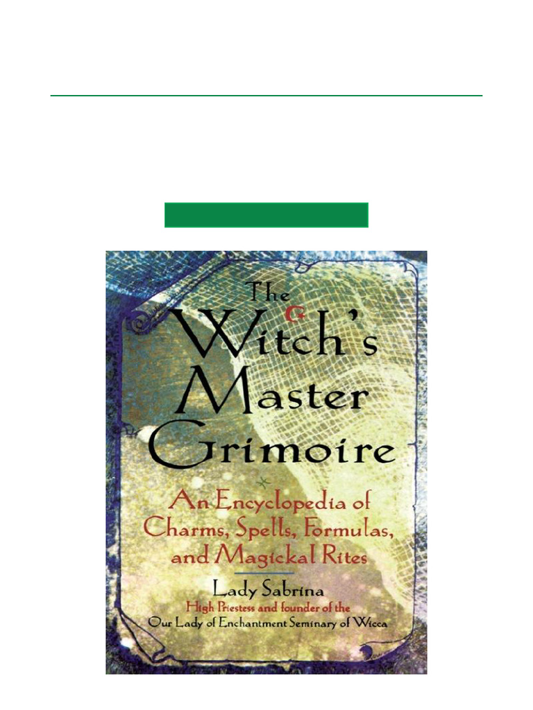 Witch's Master Grimoire Download Guide | PDF
