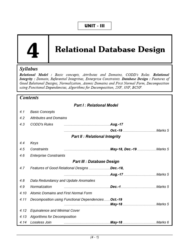 Minimal Cover in Database Design | PDF | Relational Database ...