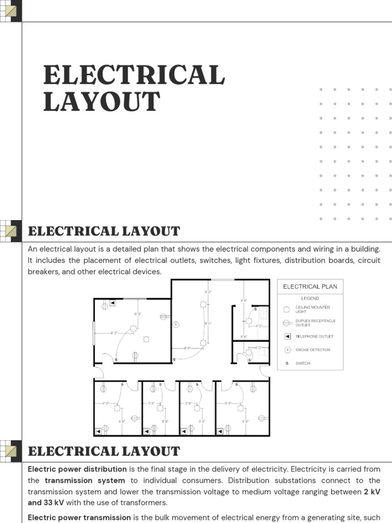Electrical Layout and Distribution Guide | PDF | Electric Power ...