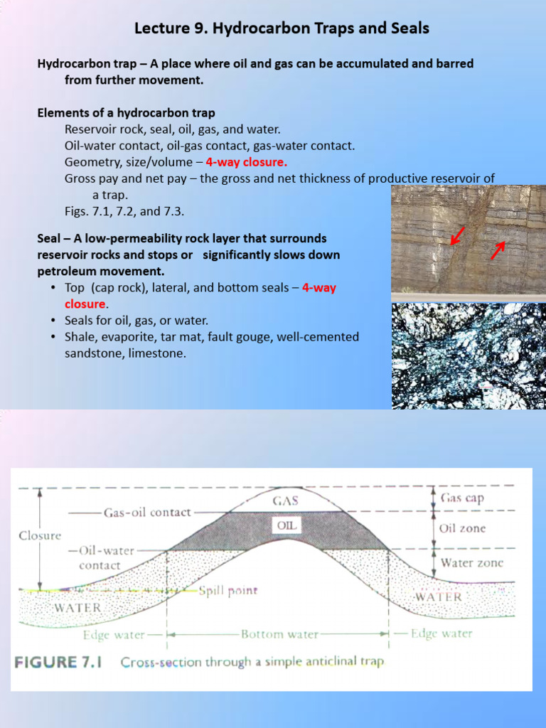 Lecture 9 - Trap and Seal | PDF | Petroleum Reservoir | Fault (Geology)