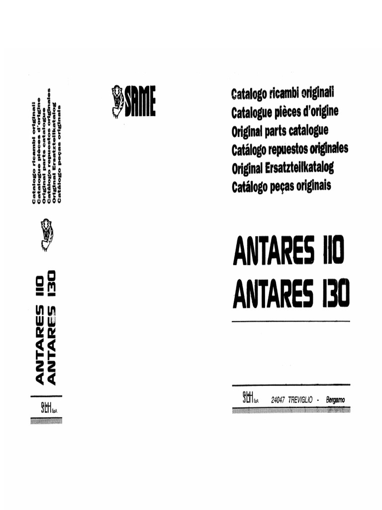 ANTARES 110-130 - Despiece | PDF