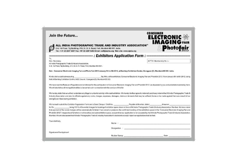 1-Application Form | PDF