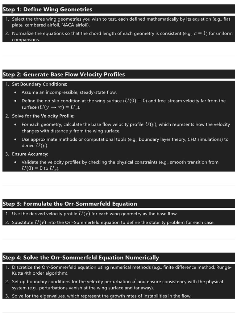 MAth IA Orrsommerfeld Equation | PDF