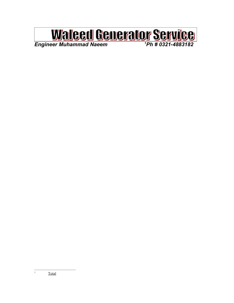 Generator | PDF