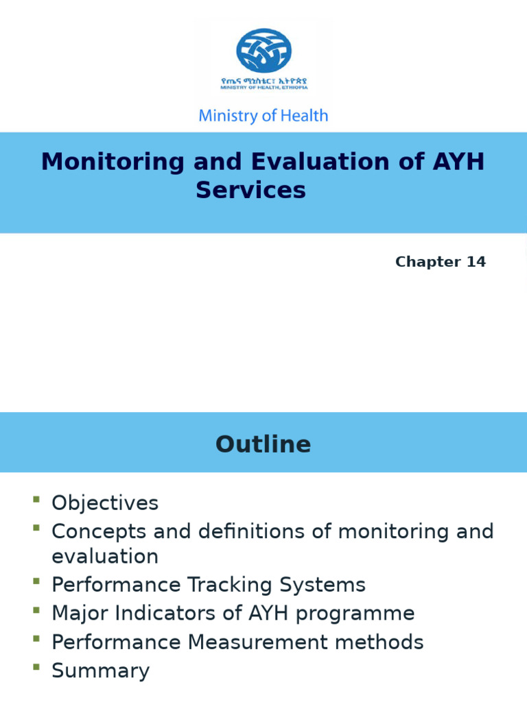 AYH Services Monitoring & Evaluation Guide | PDF | Monitoring And ...
