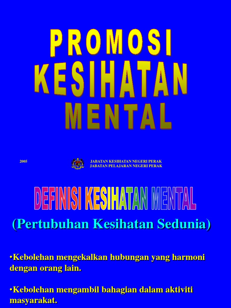 Remaja Dan Kesihatan Mental Pdf