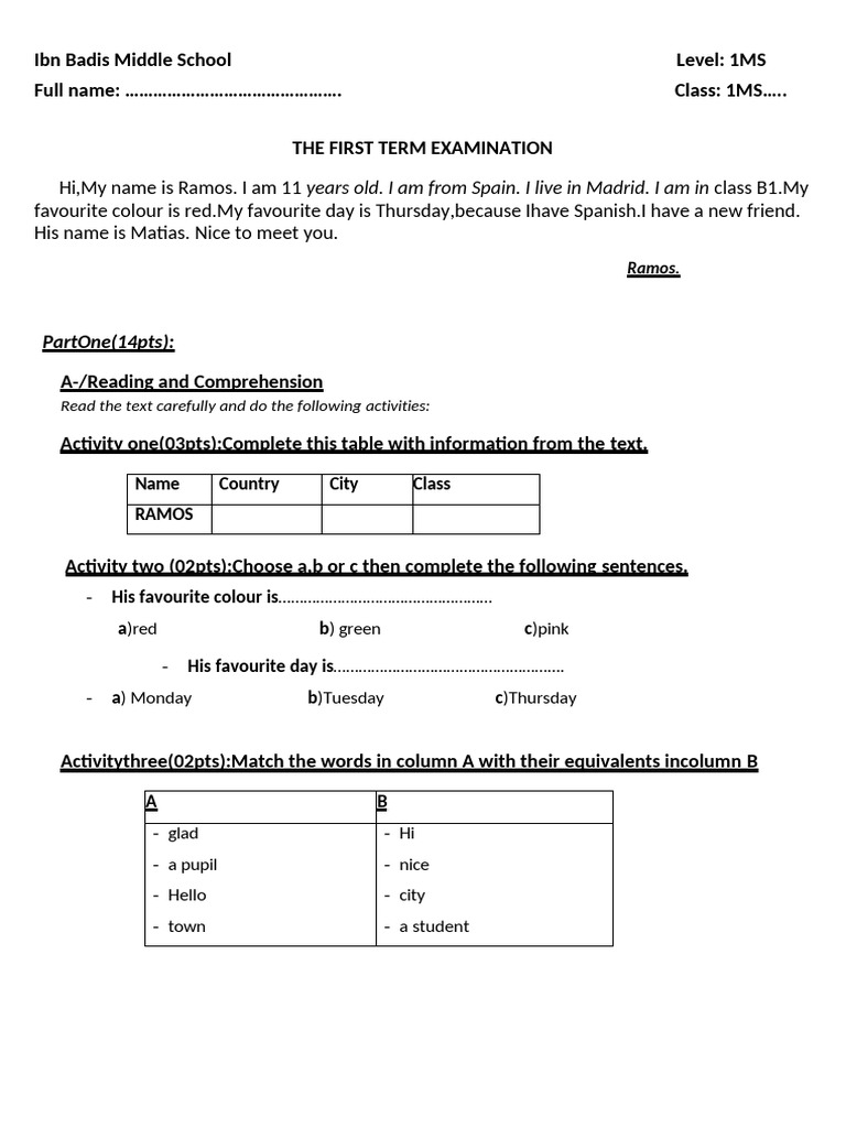 1ms Examination | PDF | Linguistics | Human Communication